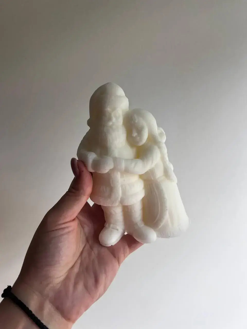 Mr. and Mrs. Santa Candle 6x3.5in - Christmas