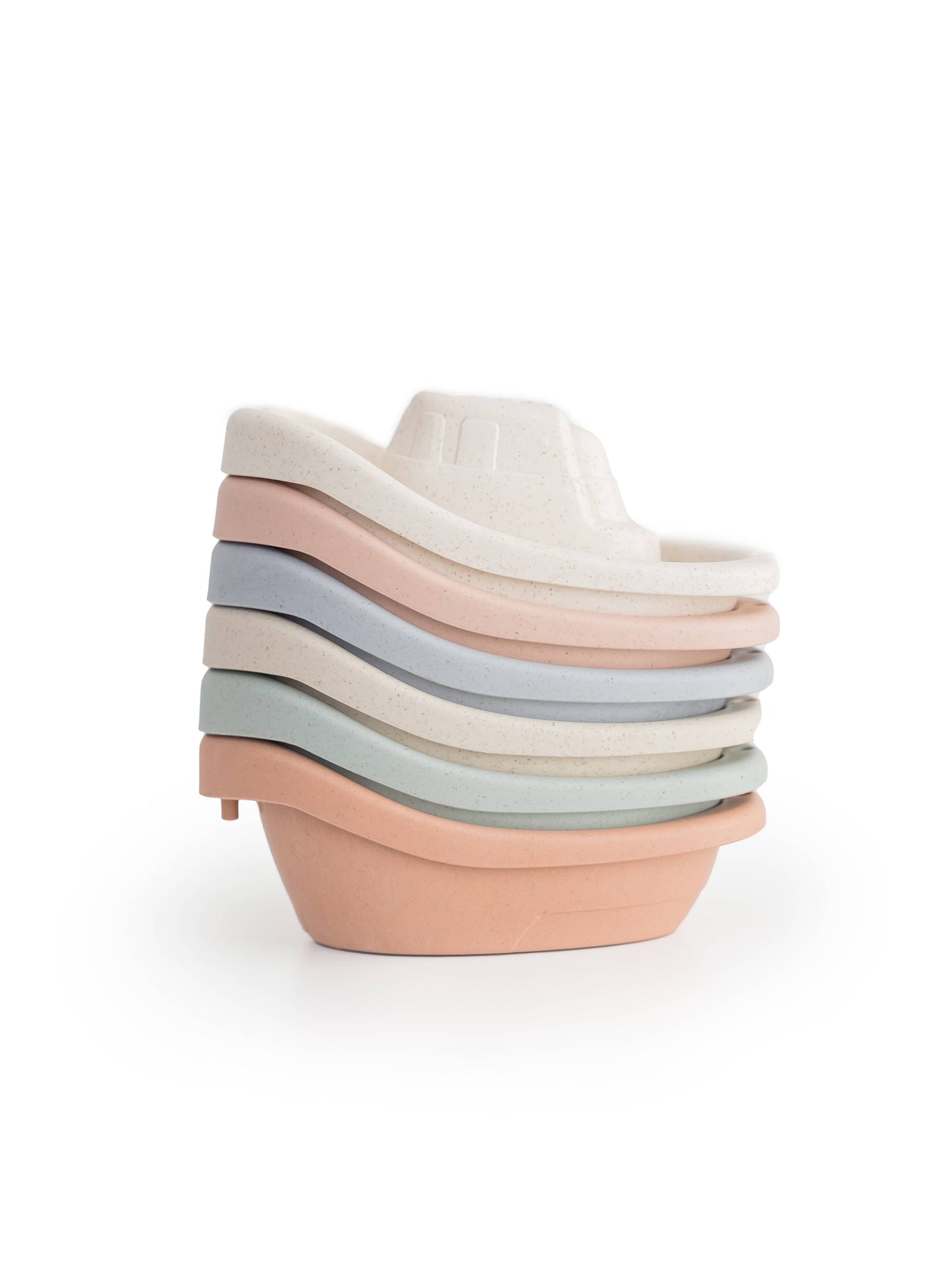 Set de juguetes de barquitos de paja de trigo