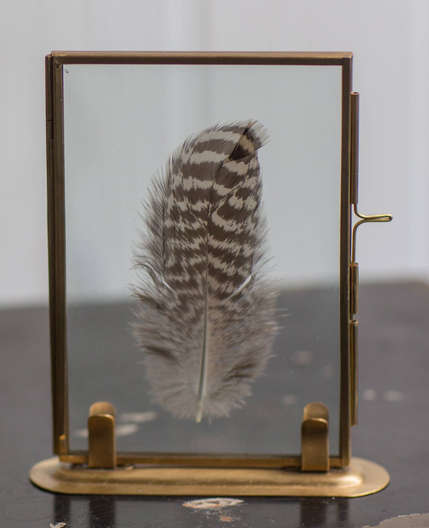 Brass Photo Frame in Stand 5x7"