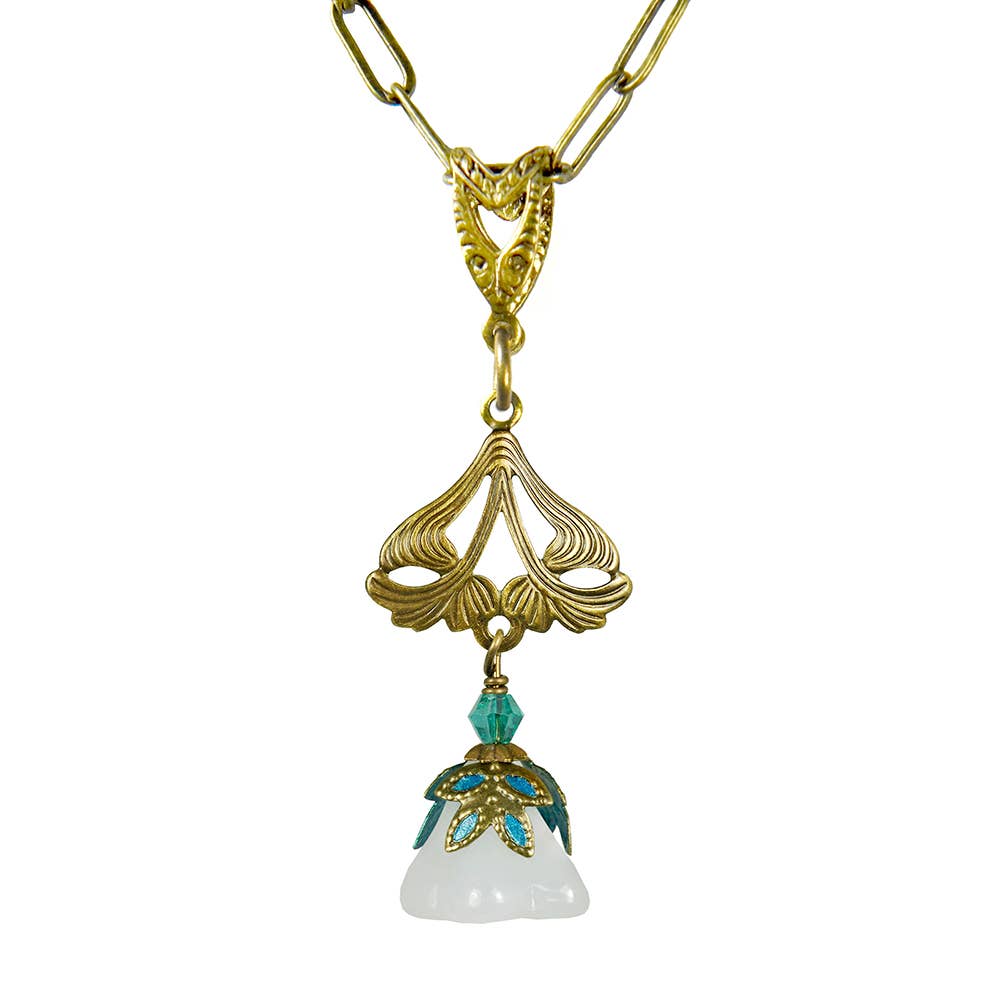 Love Light Classic Hand Painted Floral Necklace