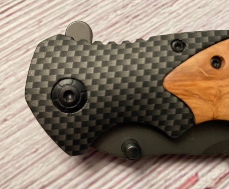 Quail Tail Laser Art - 250th Anniversary Knife