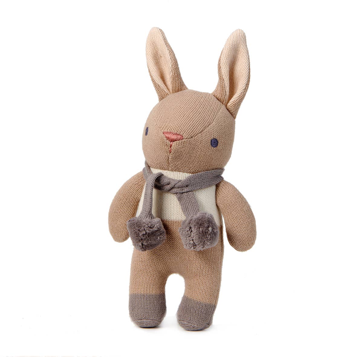 Taupe Bunny Rattle