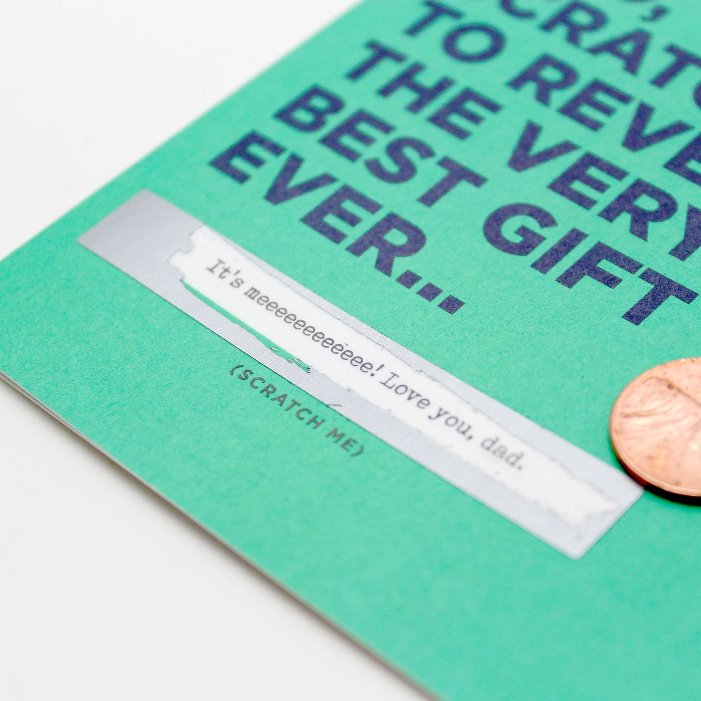 Scratch-off Card - Best Gift Ever - Father's Day/Birthday