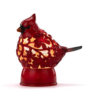 LED Red Cardinal Light – Decorative Bird Accent Lamp