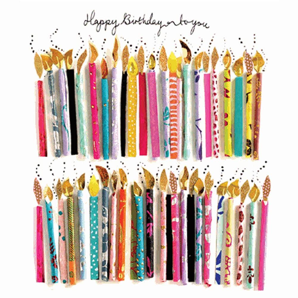 LUNCH NAPKINS-HAPPY CANDLES