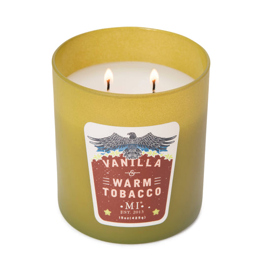 Manly Indulgence All American Vanilla & Warm Tobacco, 2 Wick