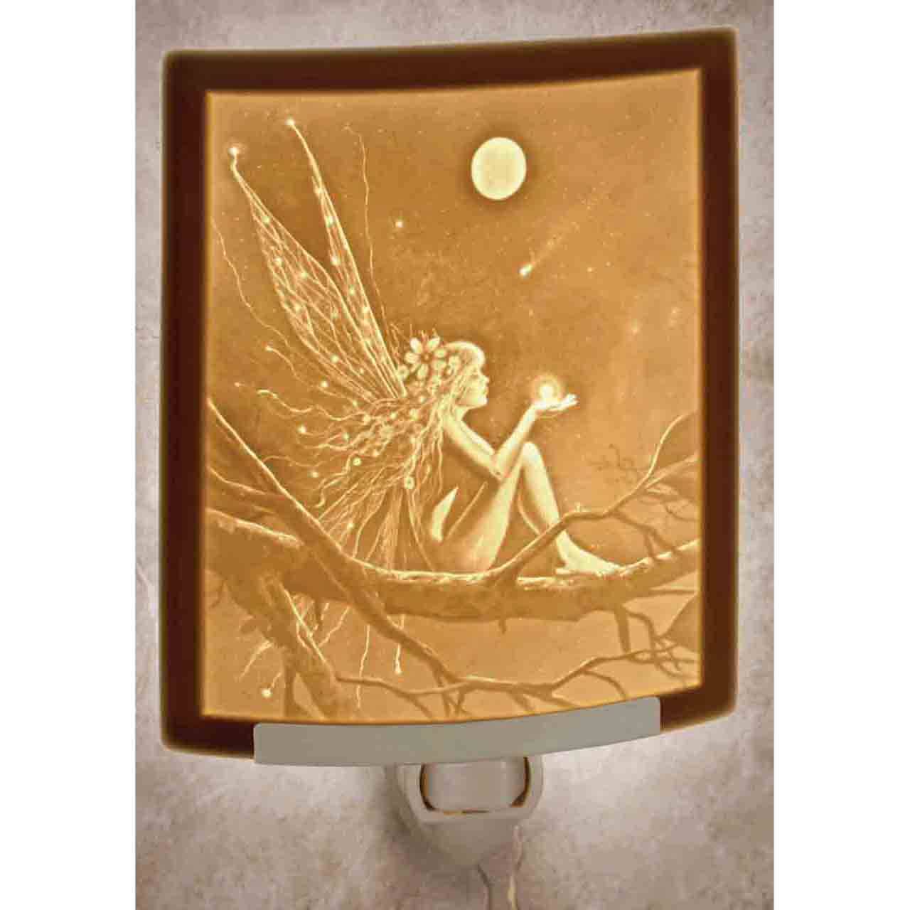 Catch A Falling Star Porcelain Lithophane Night Light