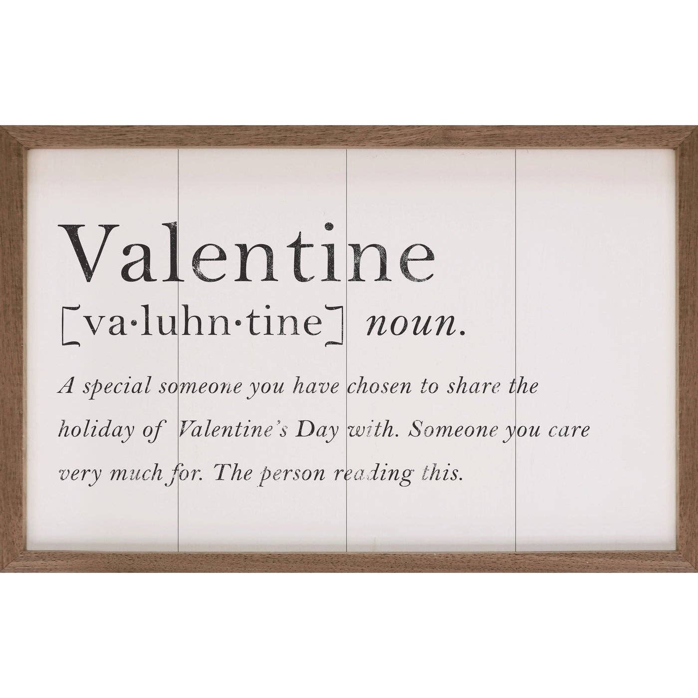 Valentine Definition White