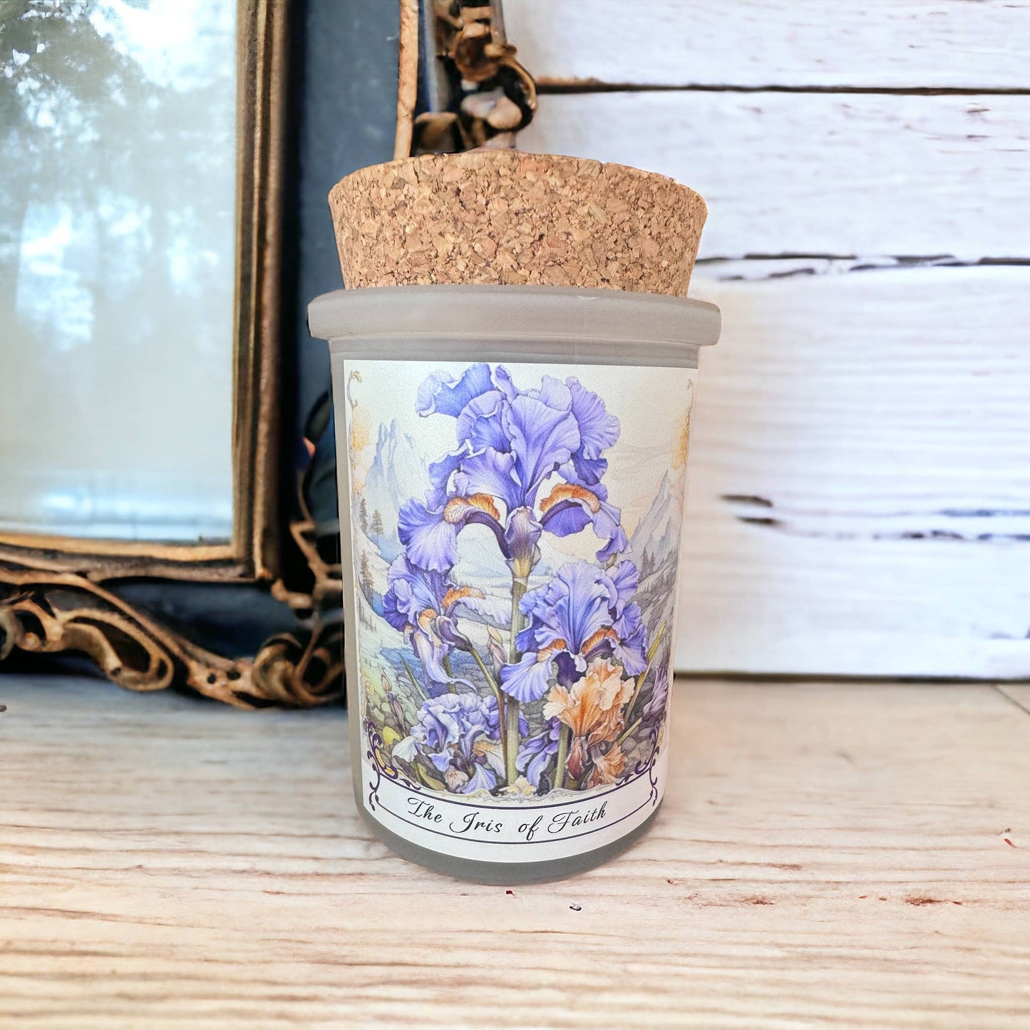 Vintage Botanical Iris Flowers Divine