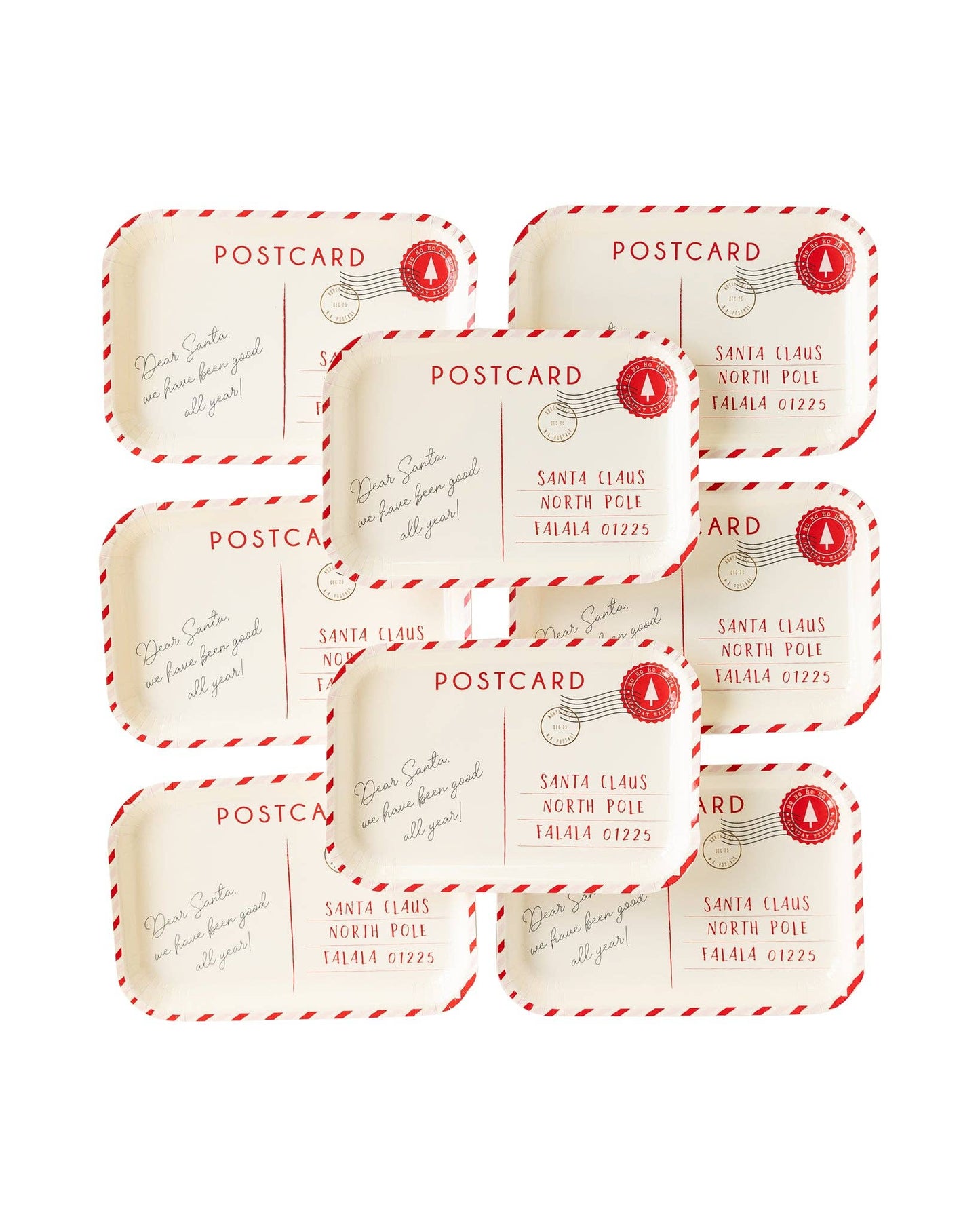 BEC942 - Believe Postcard Shaped Plate