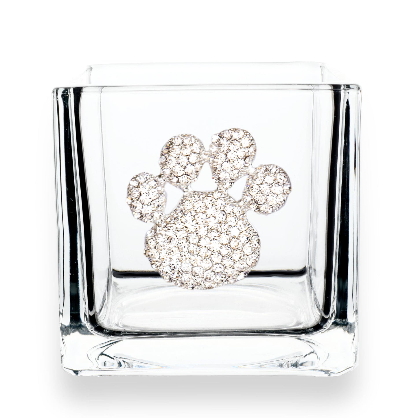 Paw Print Jewel 4" Candle Holder