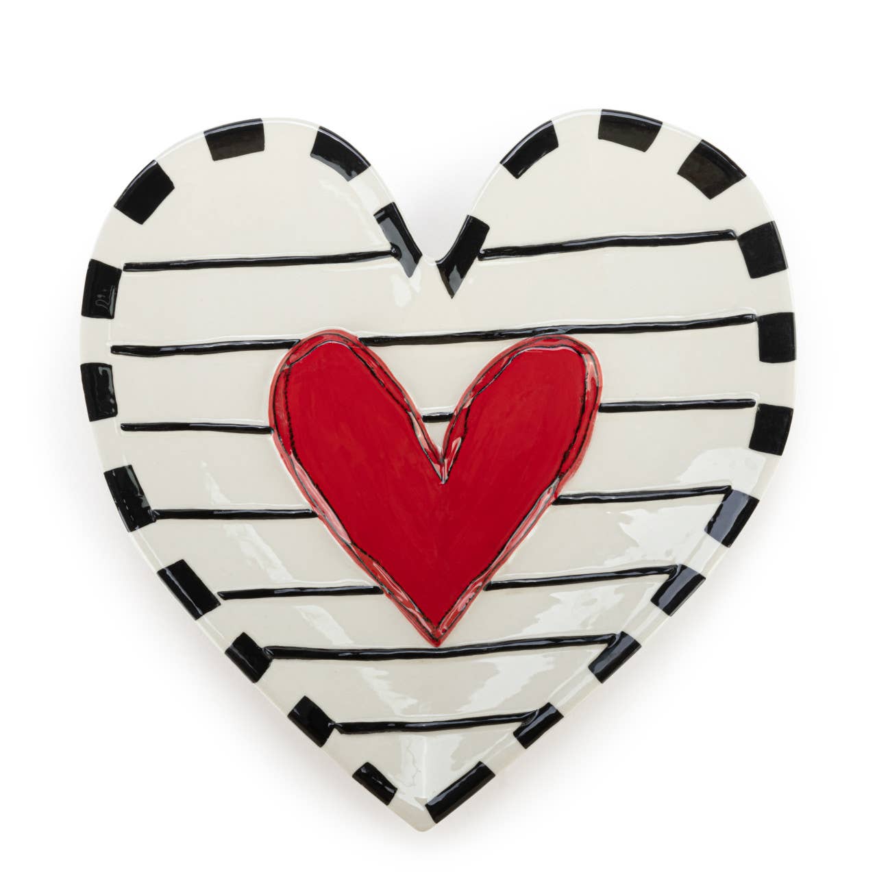 Red Heart Plate