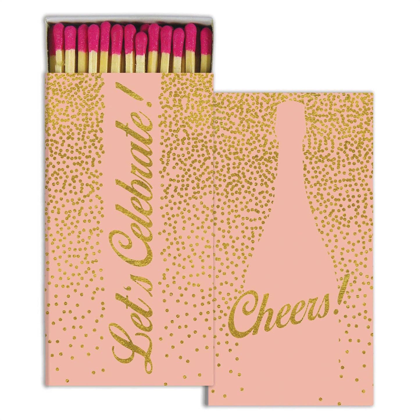 Matches Cheers Gold Foil