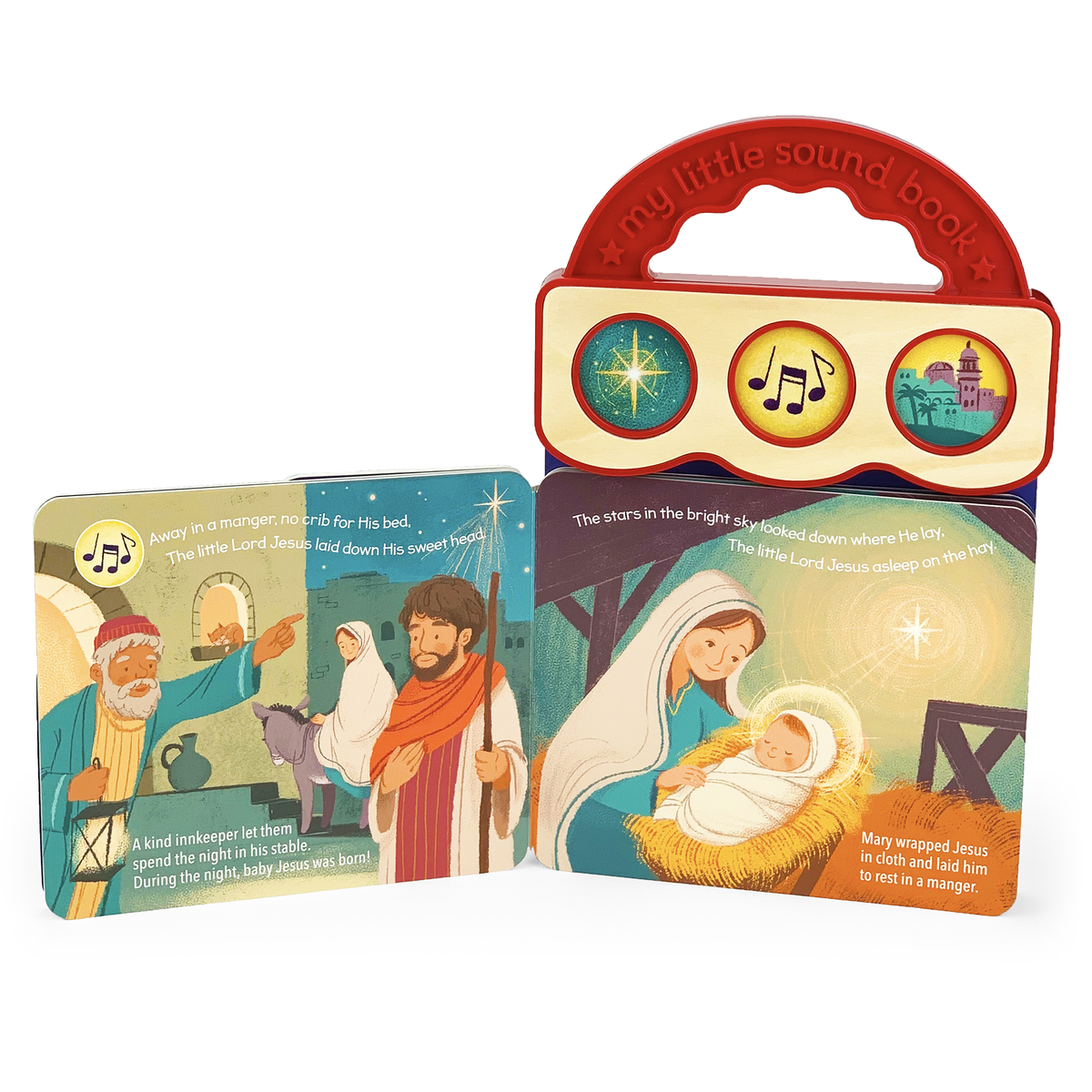 Cottage Door Press - Away in a Manger Nativity 3-Button Jesus Sound Book