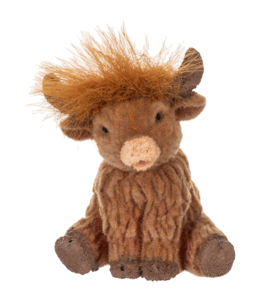 Happy Little Highland Cow Pocket Charm