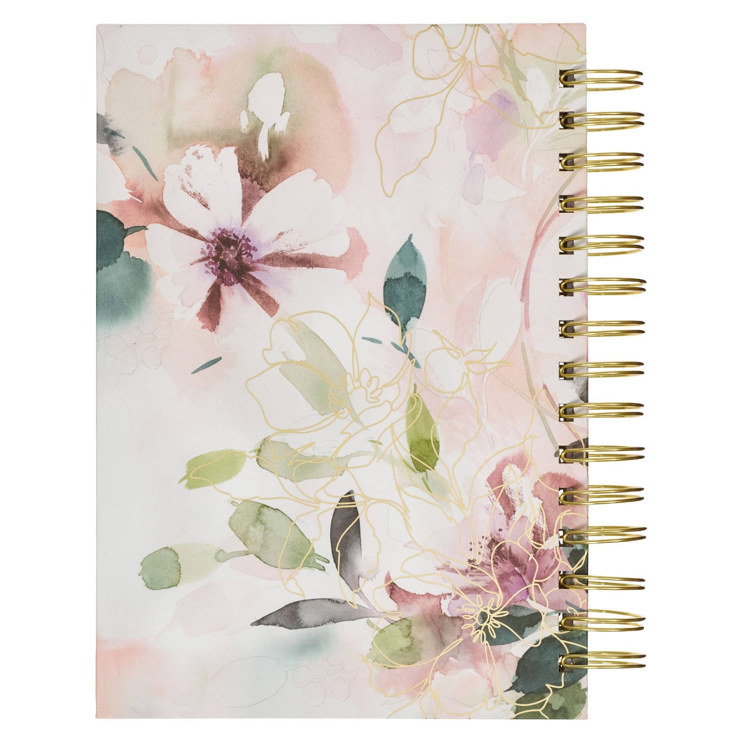 Journal Wirebound Purple Floral Trust in the Lord Prov. 3:5