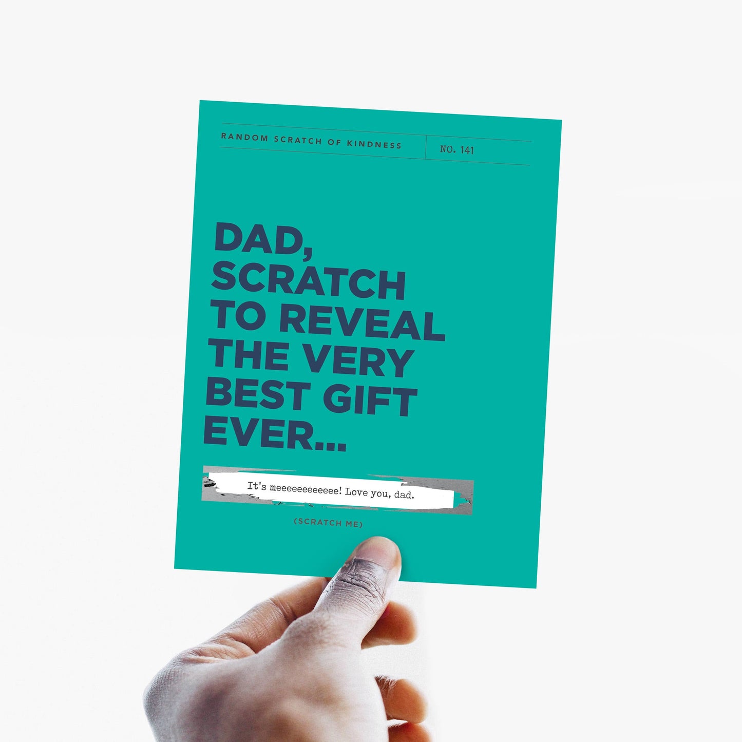 Scratch-off Card - Best Gift Ever - Father's Day/Birthday