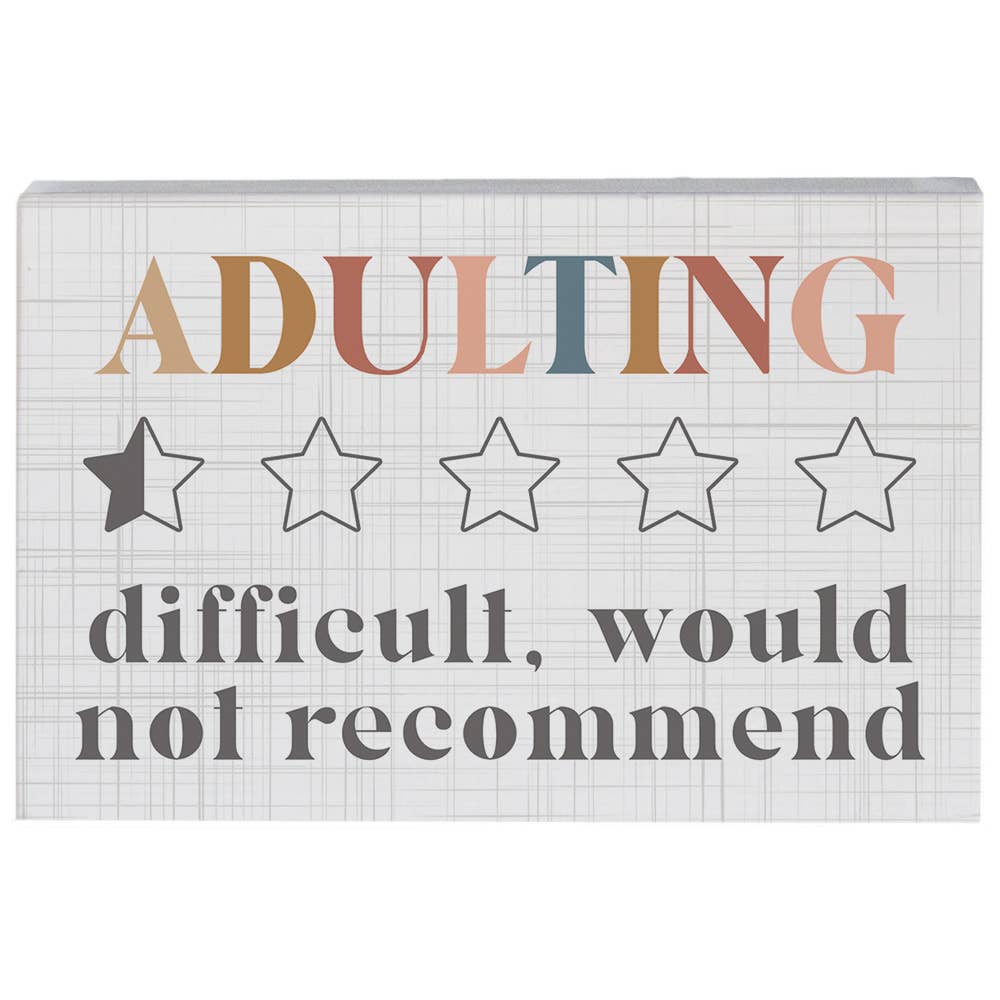 Adult Half Star Sm Sign