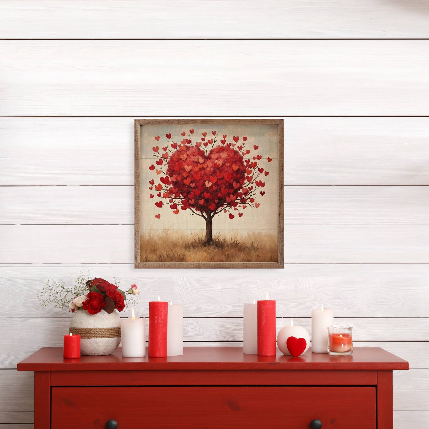 Vintage Valentine Tree