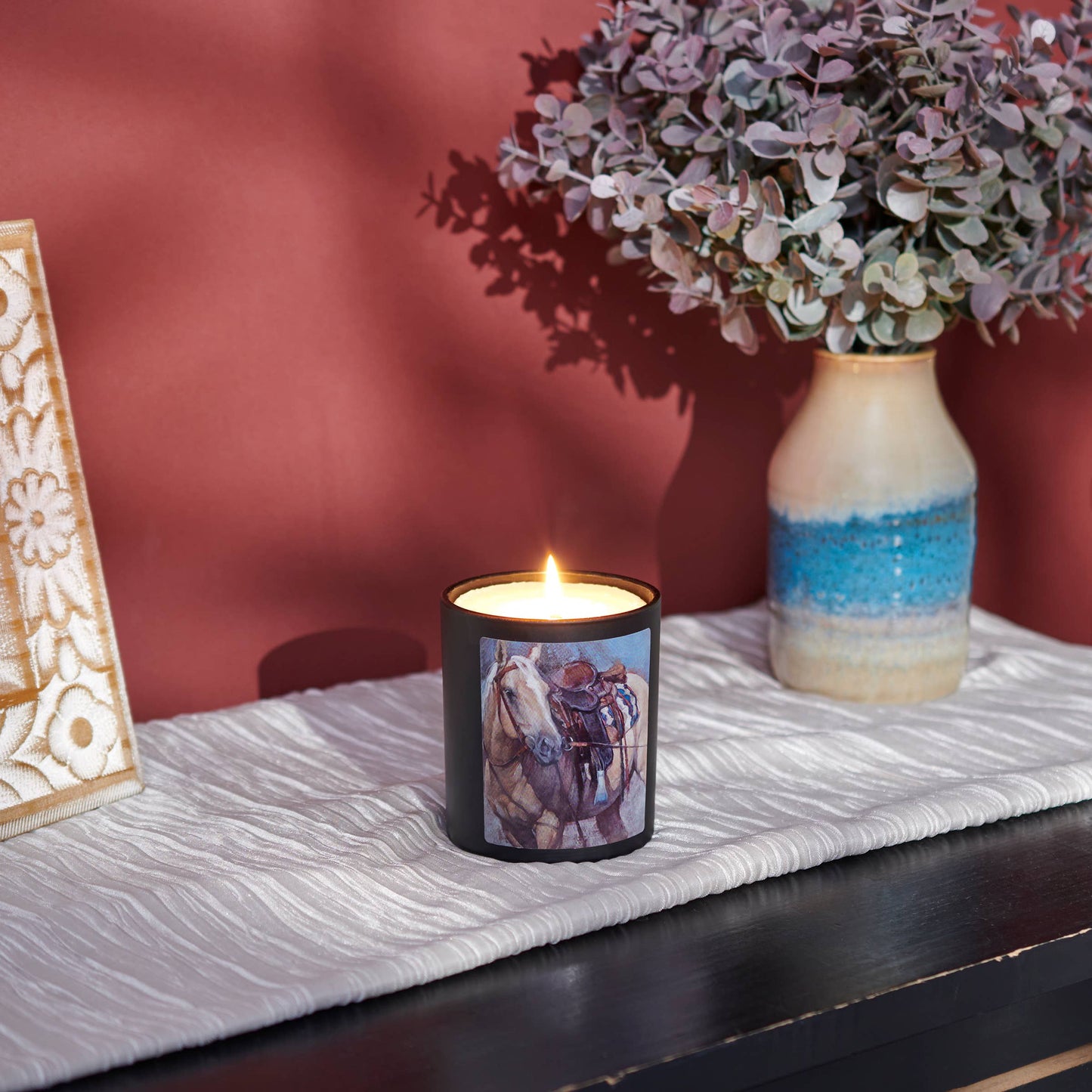 Palomino Horse Candle