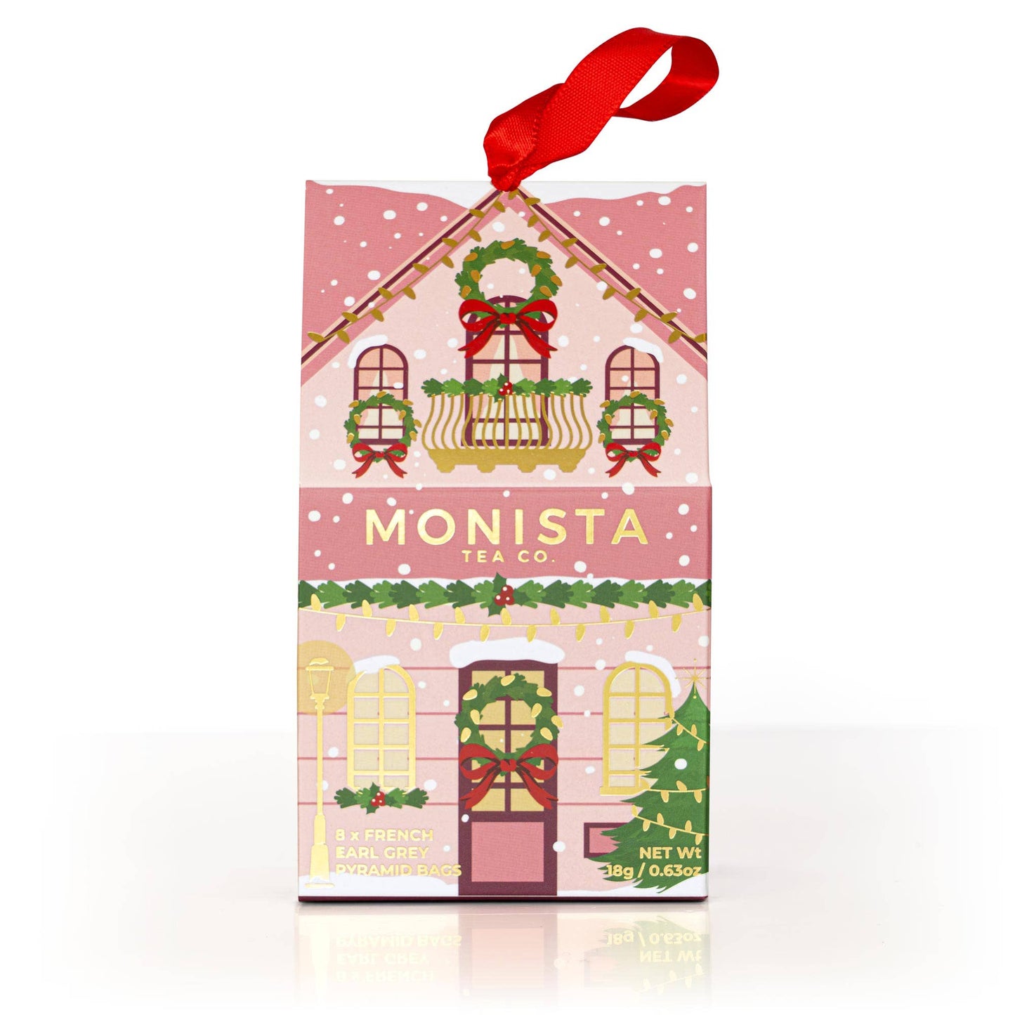 Monista Tea Co. - Christmas Decoration - French Earl Grey Tea House