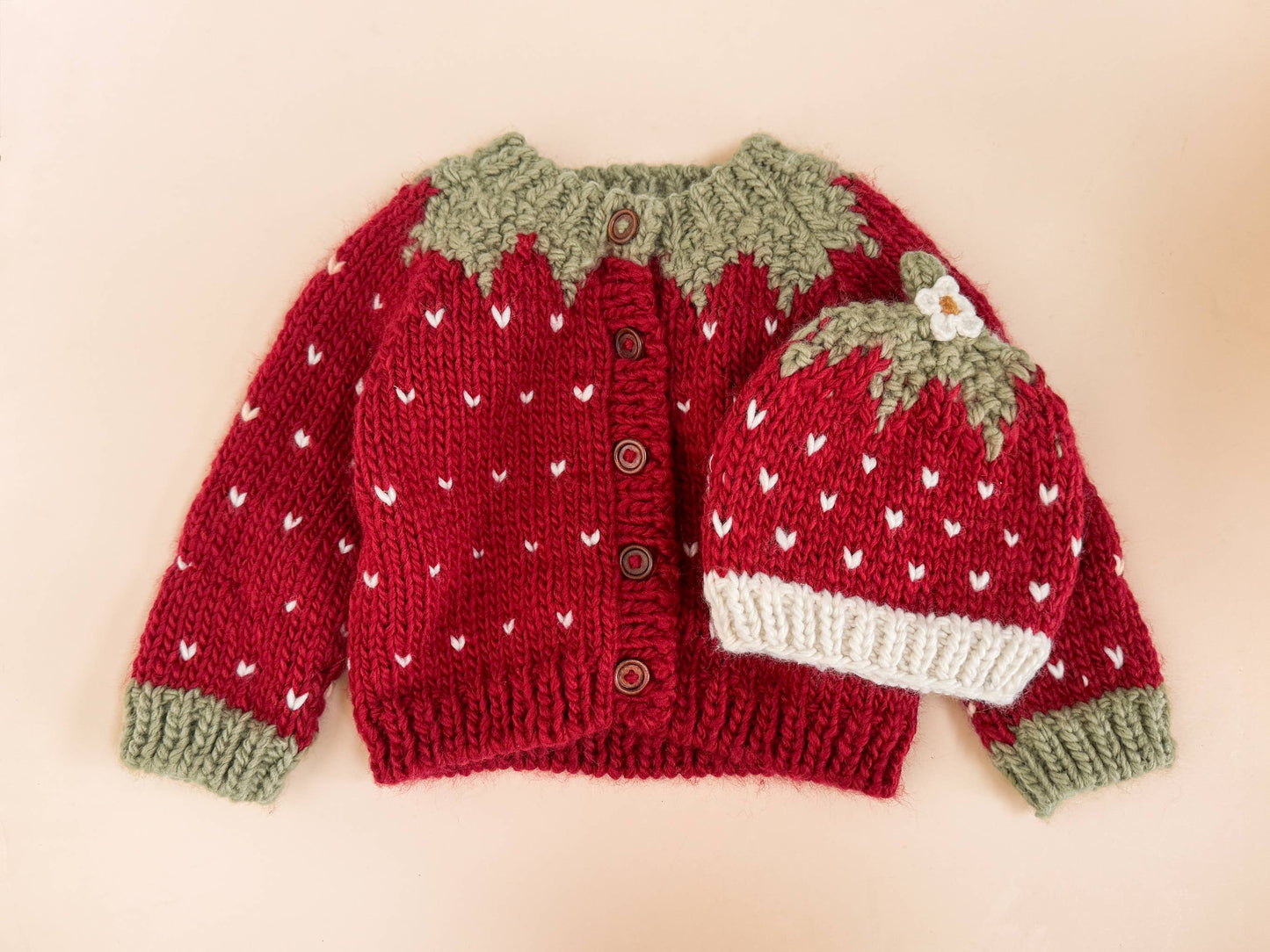 Strawberry Cardigan