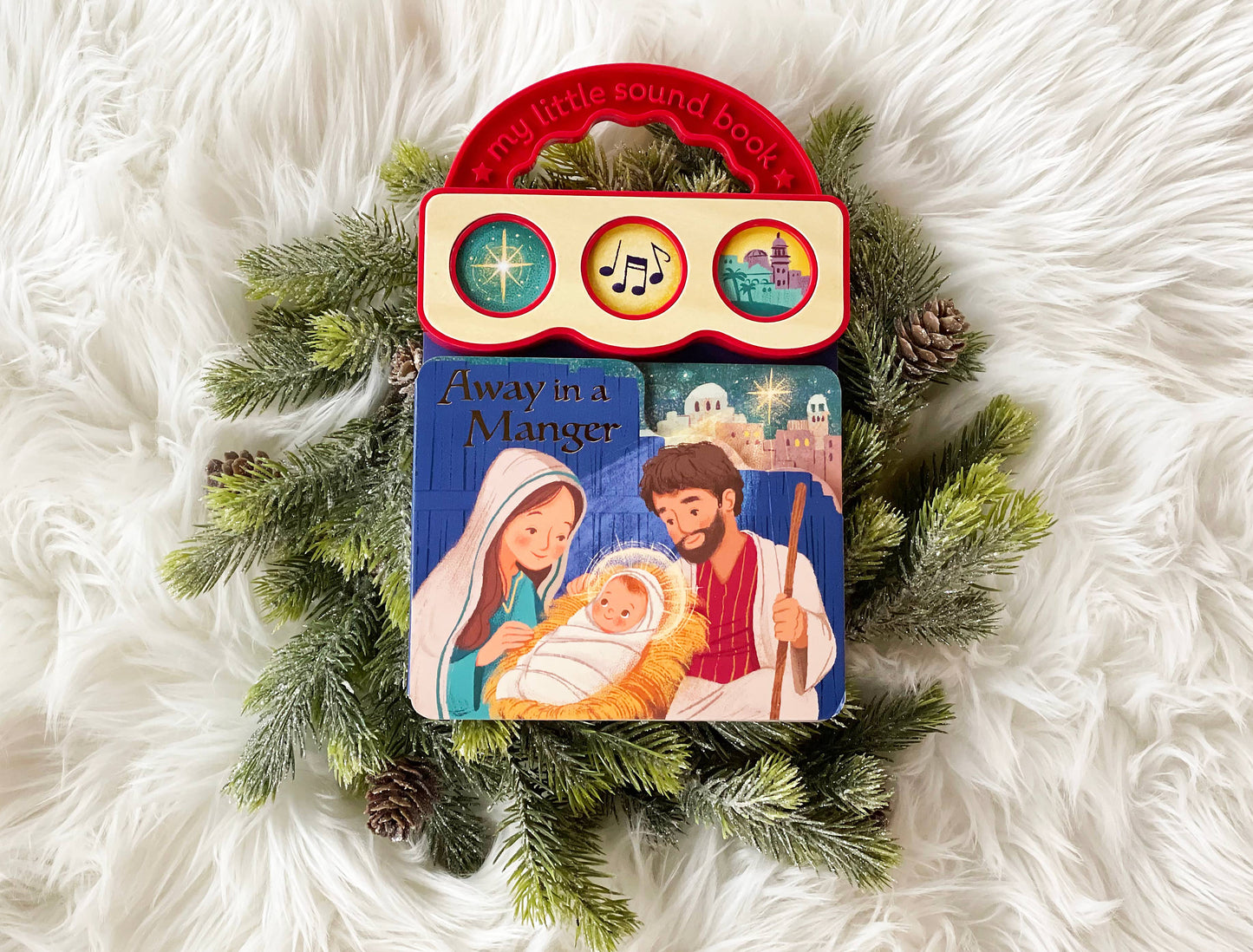 Cottage Door Press - Away in a Manger Nativity 3-Button Jesus Sound Book