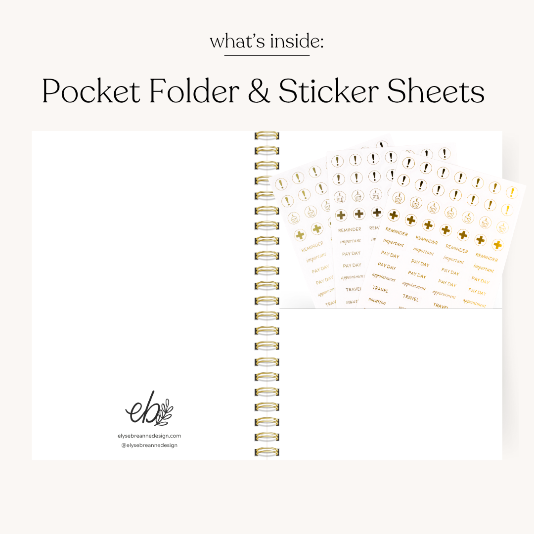 Elyse Breanne Design - Porcelain 2026 Yearly Planner
