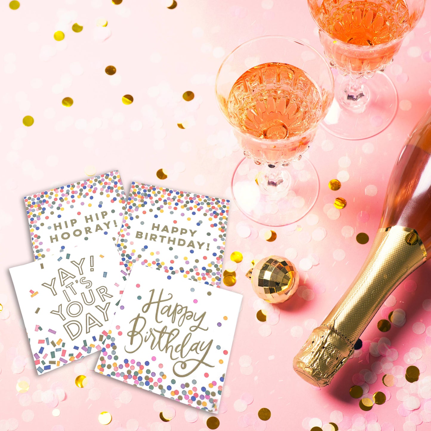 Birthday Cocktail Napkins | Happy Birthday! - 20ct
