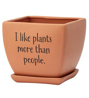 Funny Square Planters- assorted design-sold separately