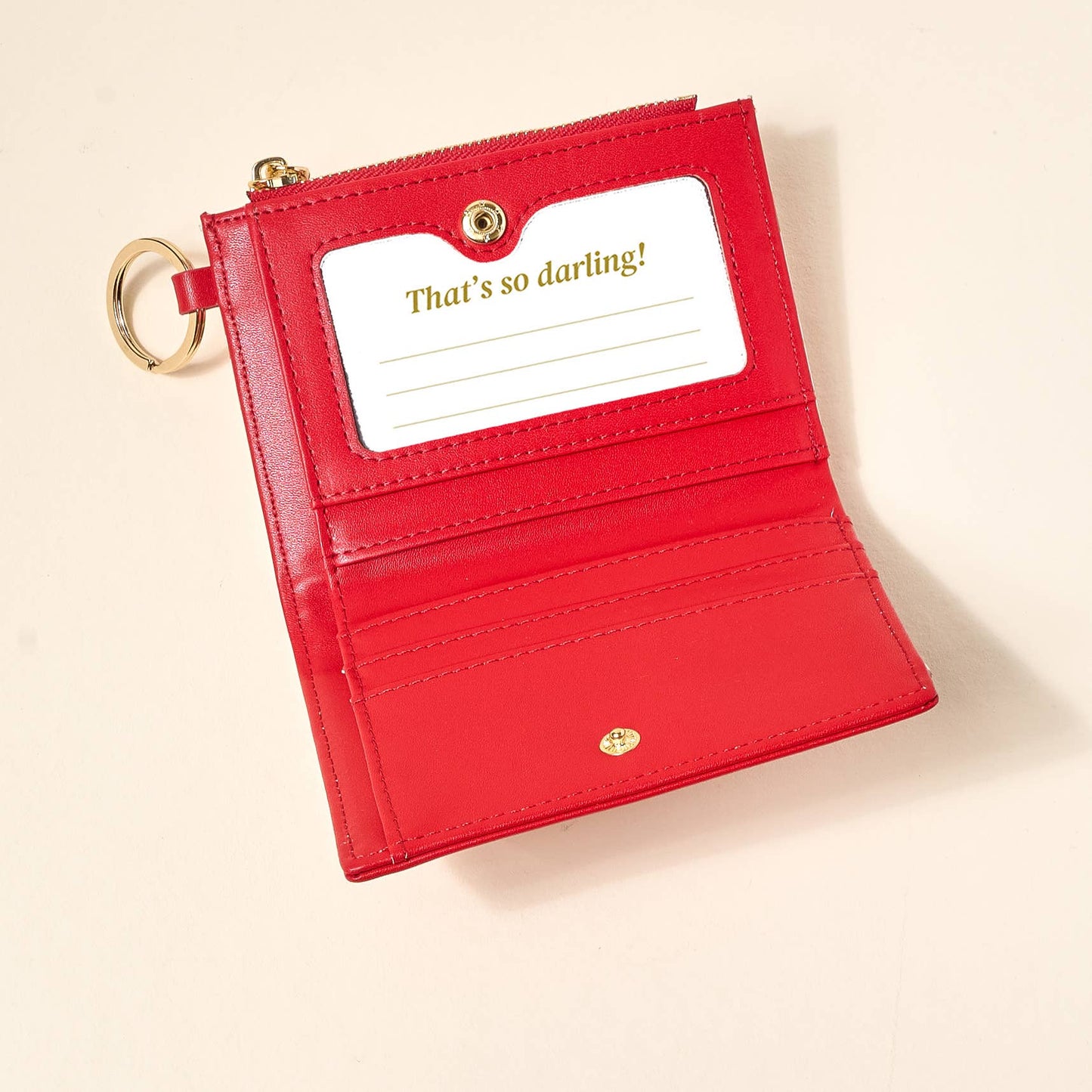 The Darling Effect - Luxe Pocket Wallet-Strawberry Fields