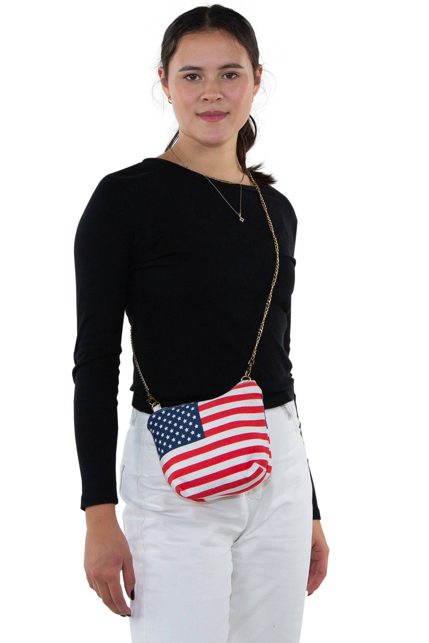 COMECO INC - American Flag Crossbody Bag