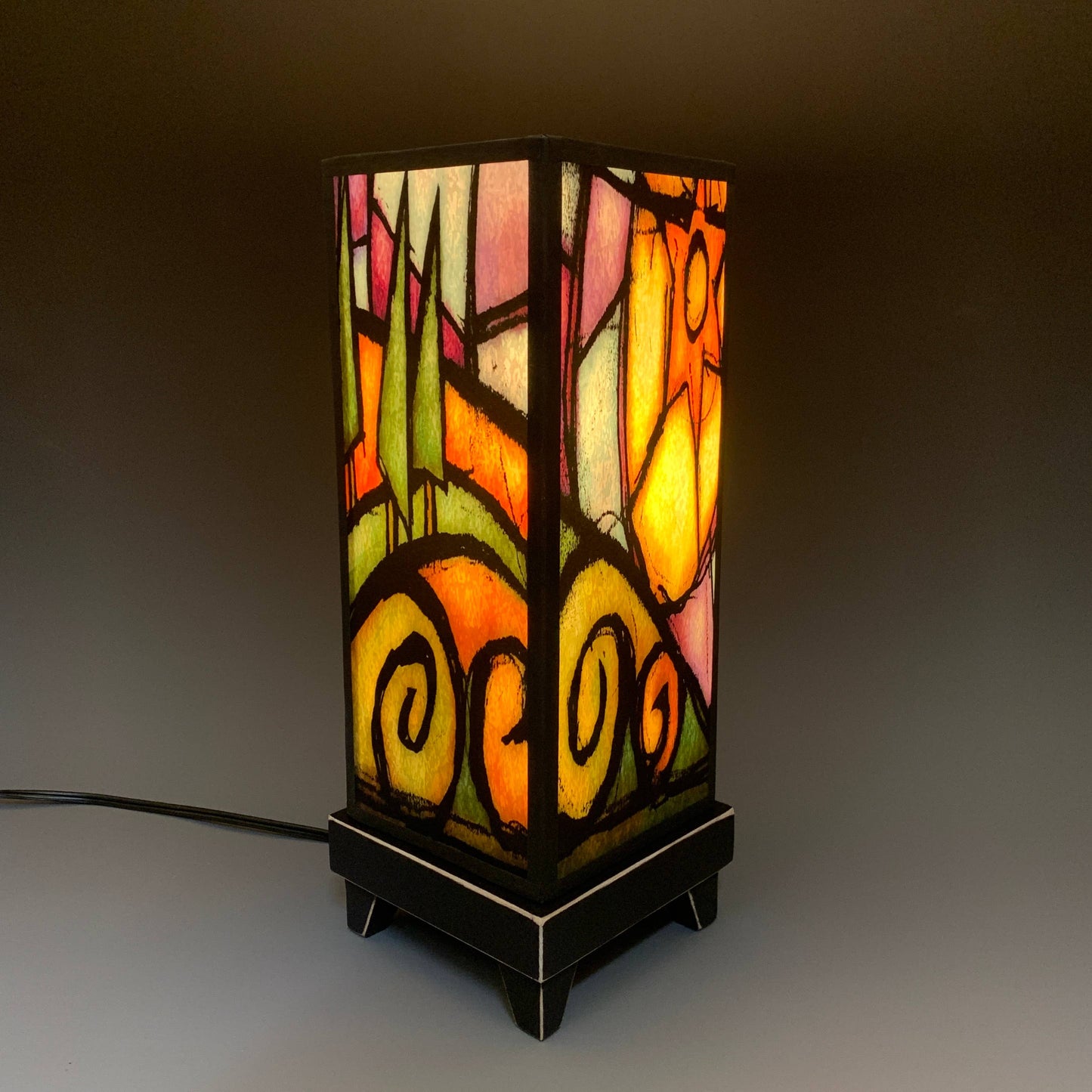 Tree and Hill Lamp