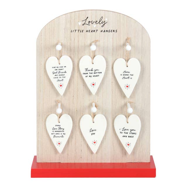 Heart Ceramic Mini Signs