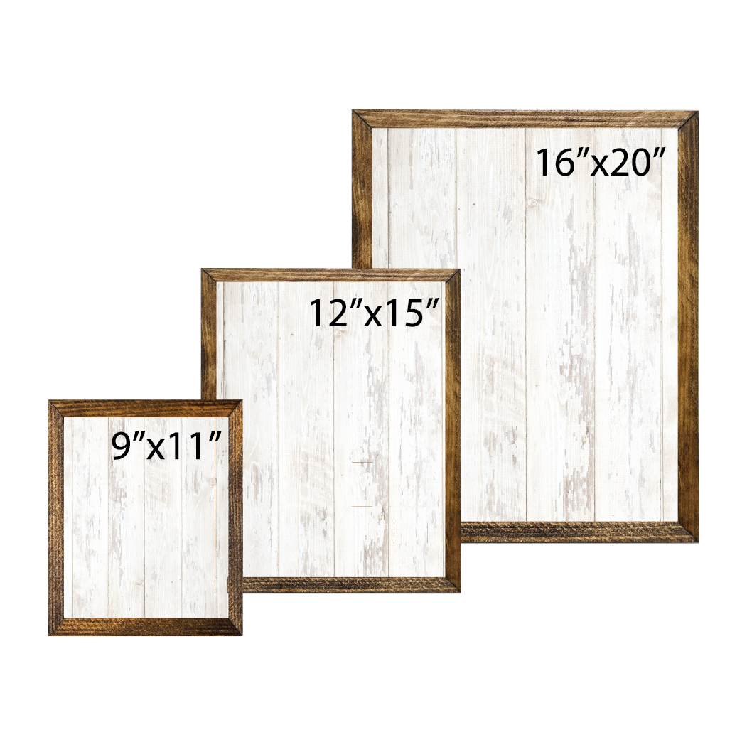 TIMBERLAND FRAME MAJESTIC BROWN HORSE WITH WHITE MARK