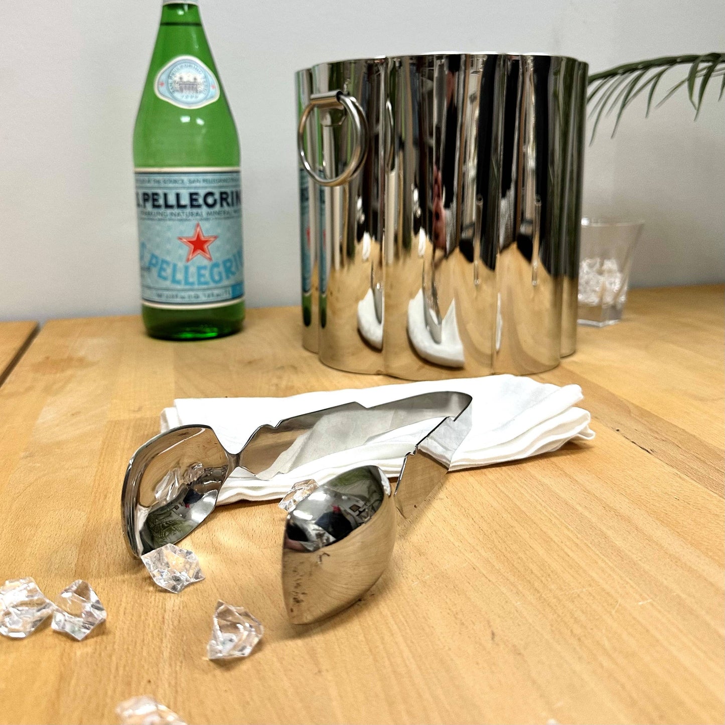Sleek & Polished Ice Tongs