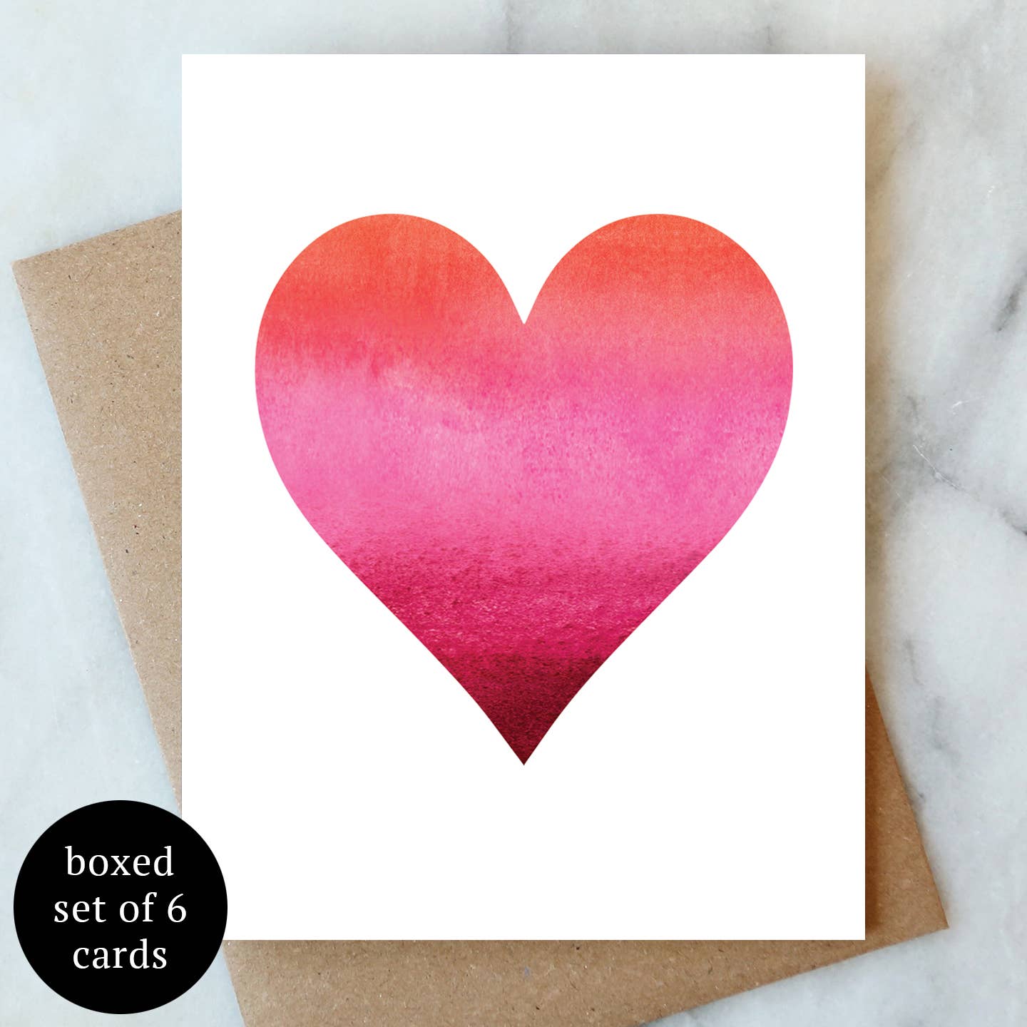 Big Heart Greeting Card | Love Friendship