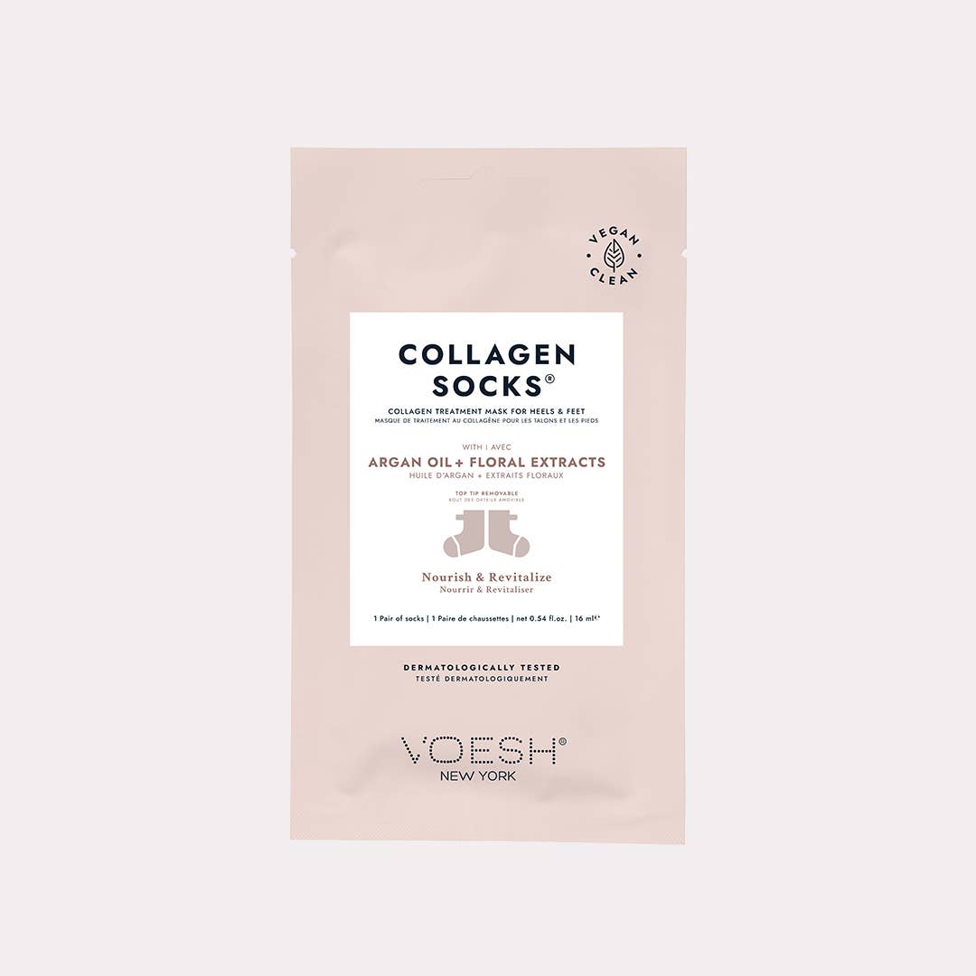 Collagen Socks w/Argan Oil + Floral Ext