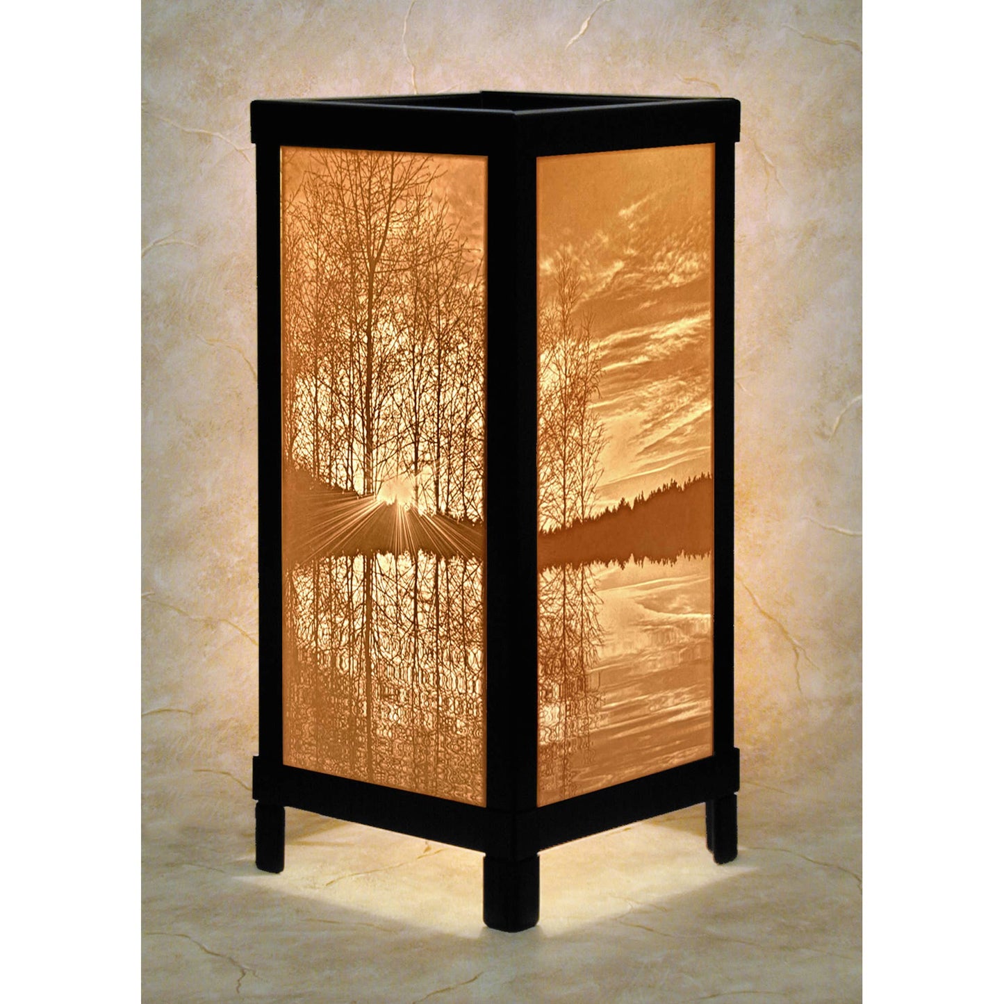 Lakeshore Sunset Porcelain Luminaire Lamp