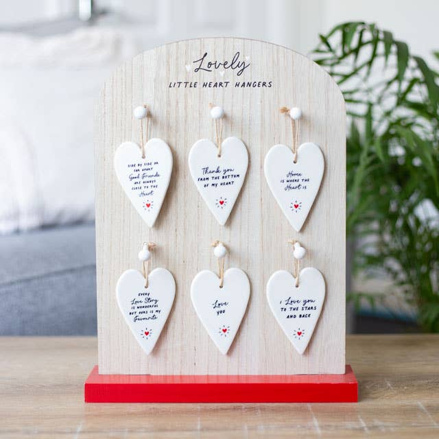 Heart Ceramic Mini Signs