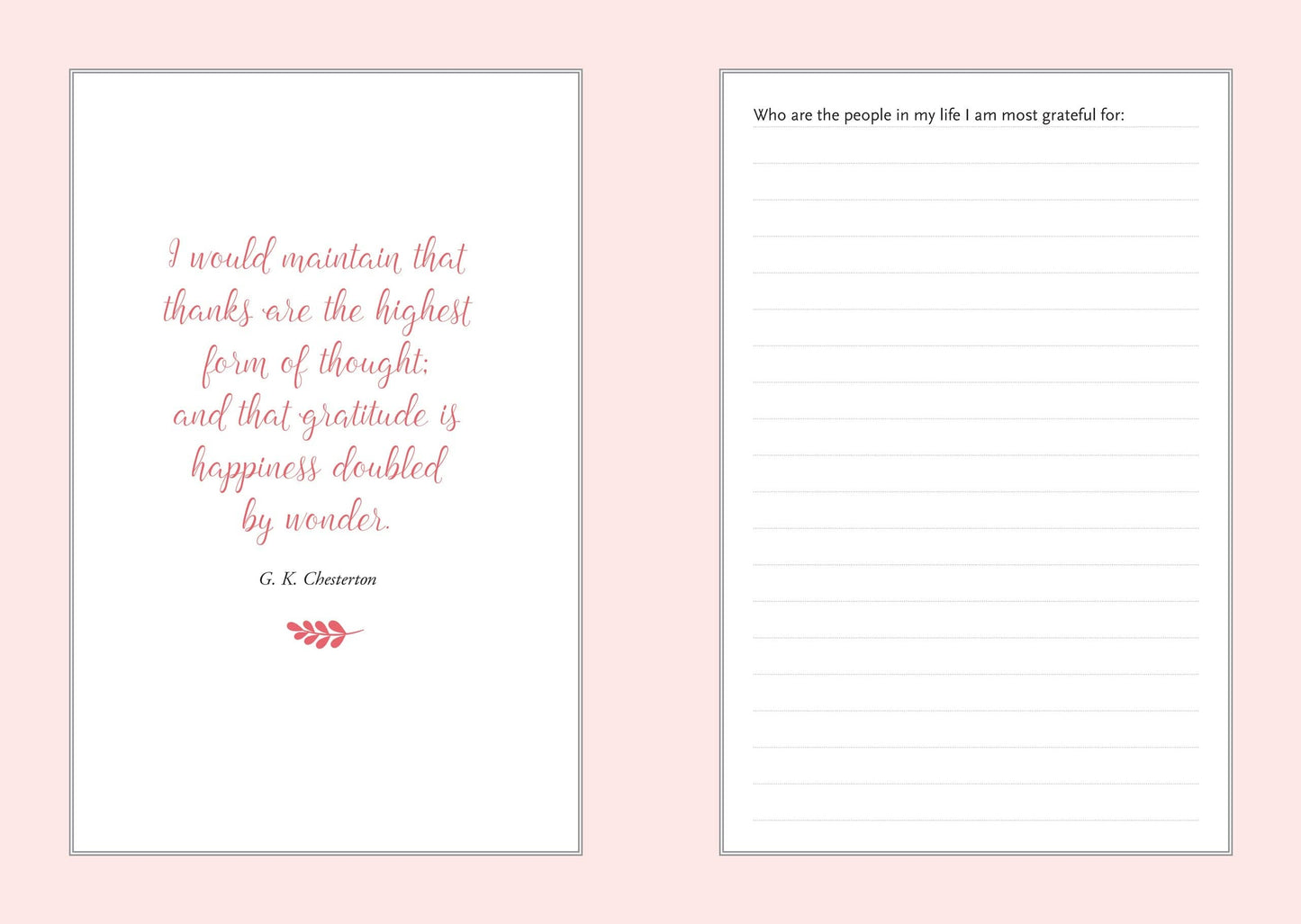 A Daily Dose of Gratitude Journal