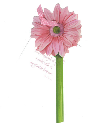 Gerber Daisy Greeting Card