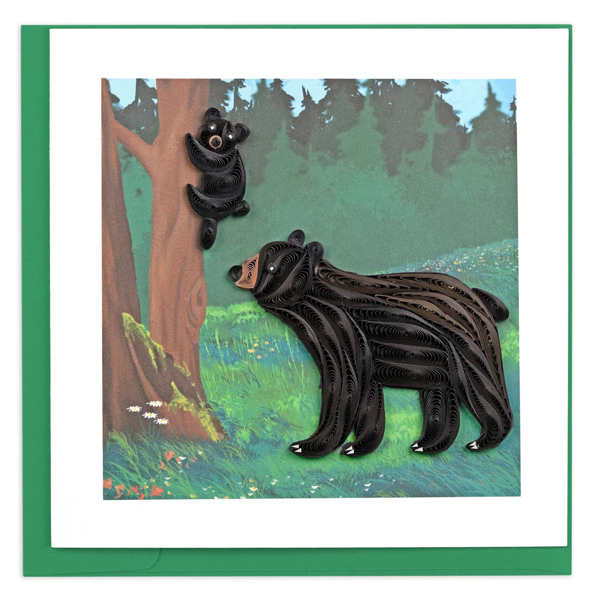 QuillingCard Oso Negro wCub
