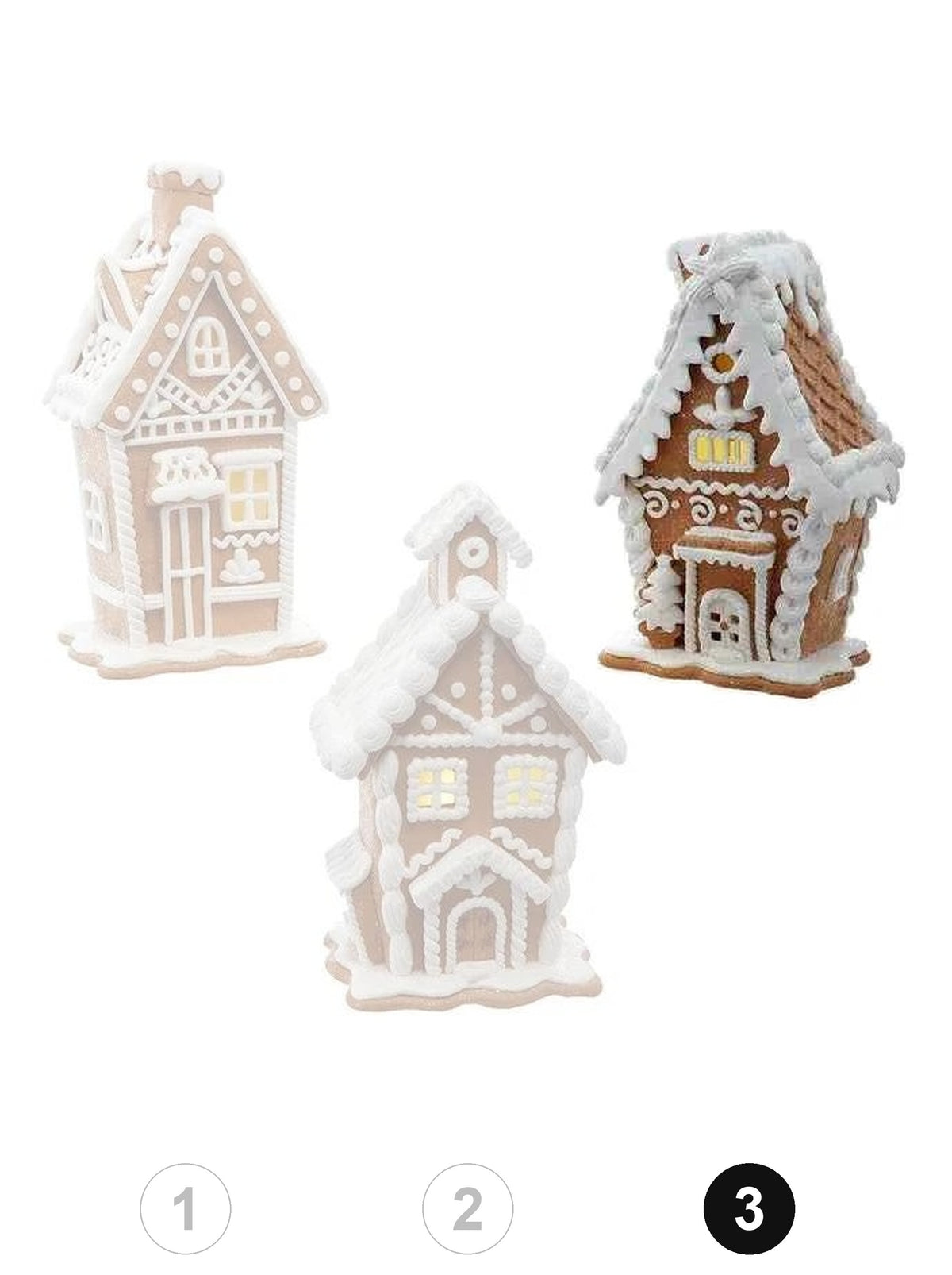 Lighted Gingerbread House