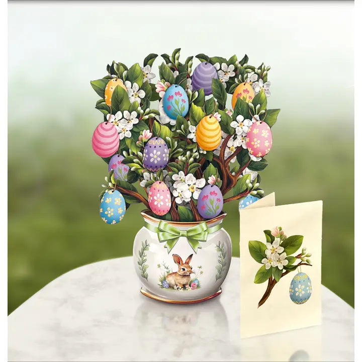 Mini Easter Egg Tree Pop up Greeting Cards
