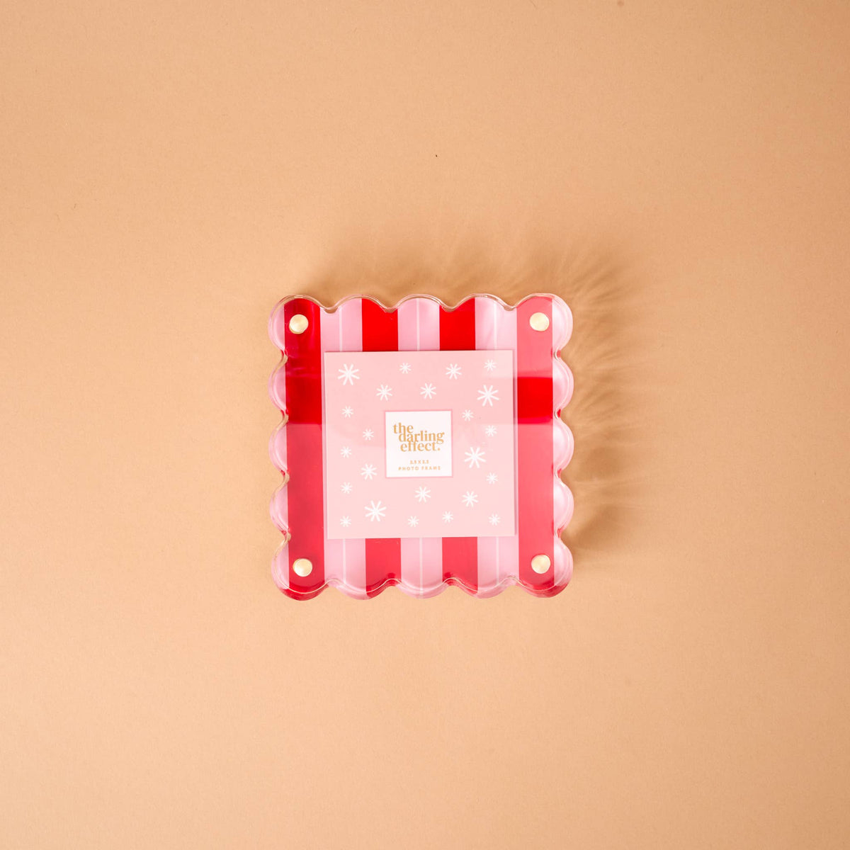Little Moments Acrylic Picture Frame-Peppermint Stripes