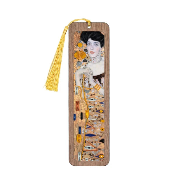 The Lady in Gold Quilling Art Bookmark