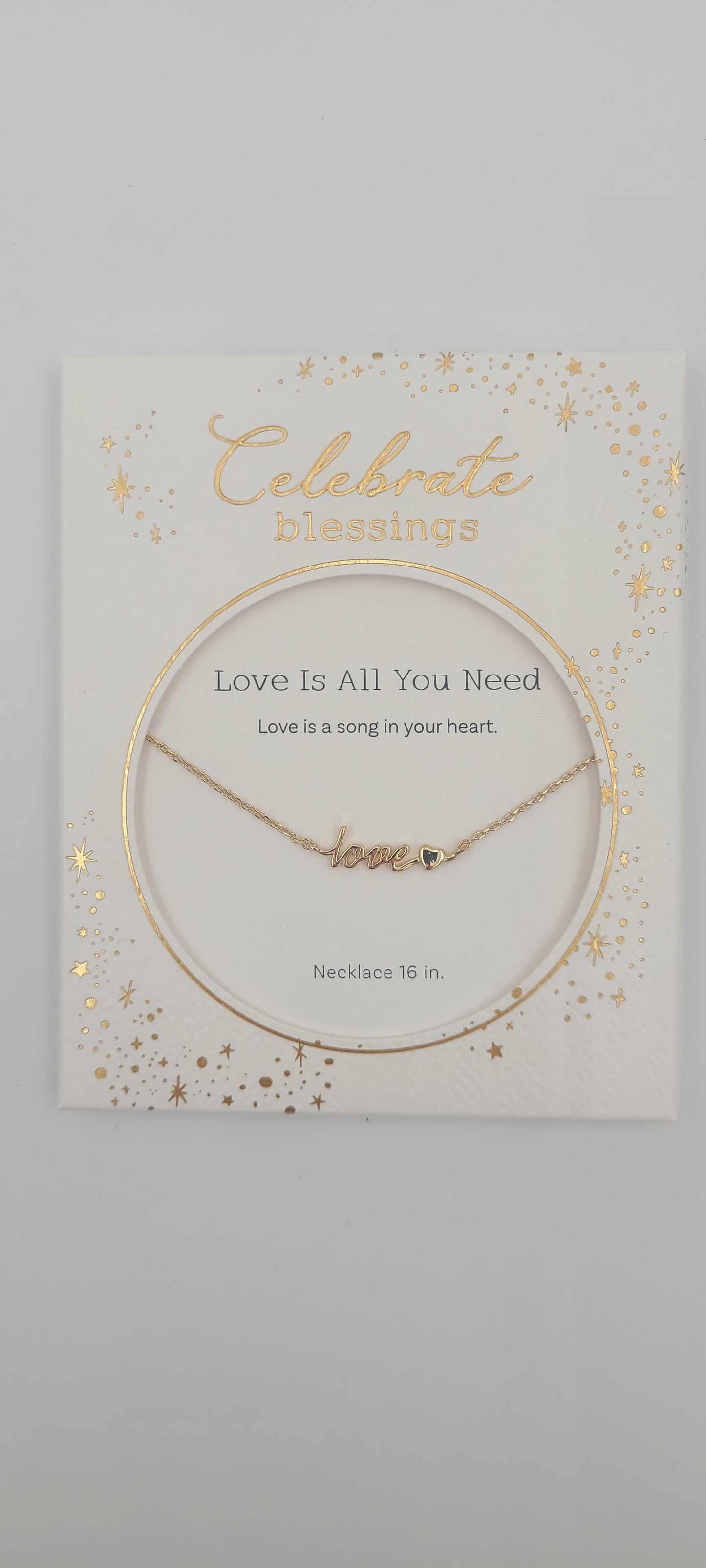 Love Is All You Need Necklace - Celebrate Blessings