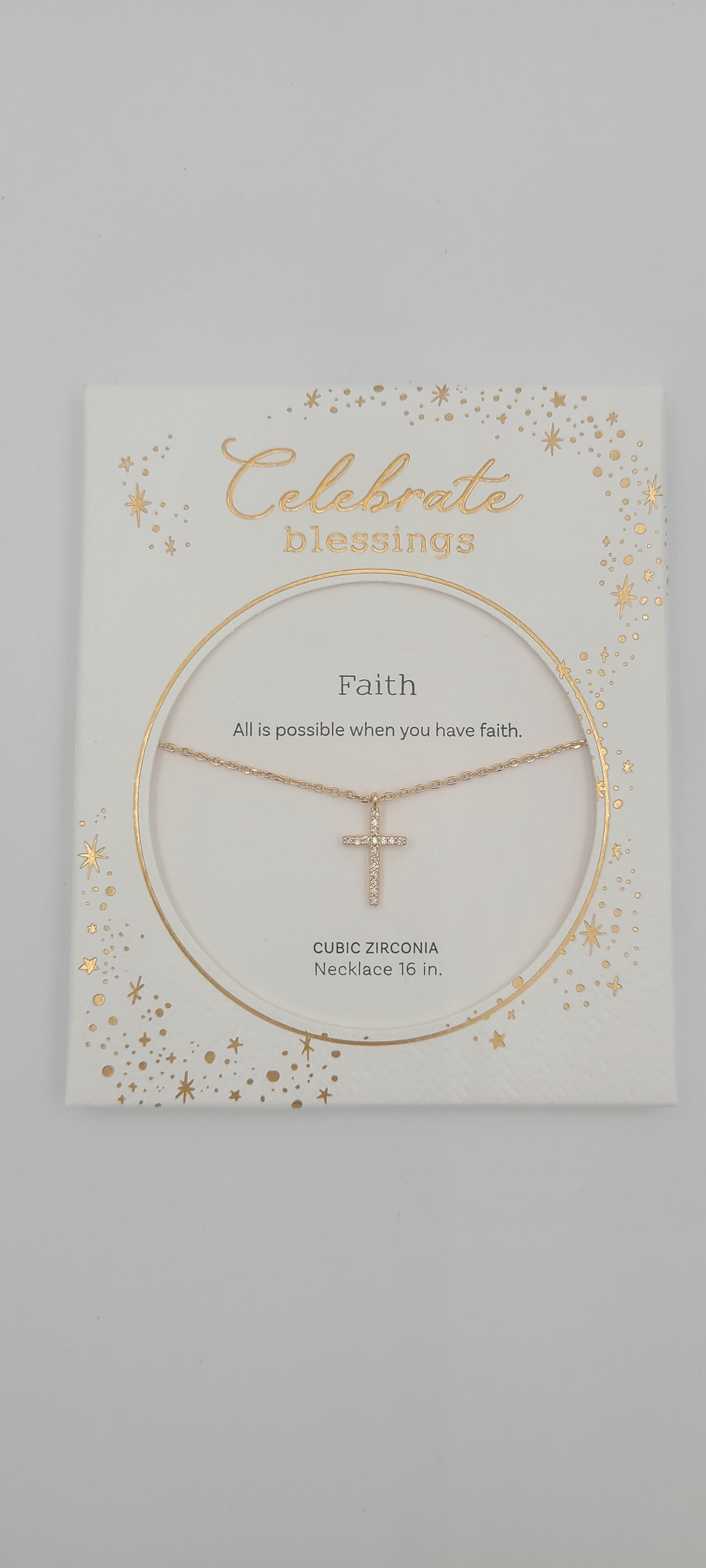 Faith cross necklace - Celebrate Blessings