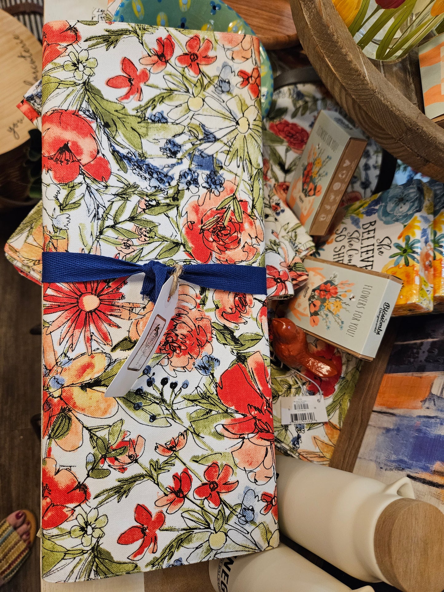 Ruby Garden Table Runner